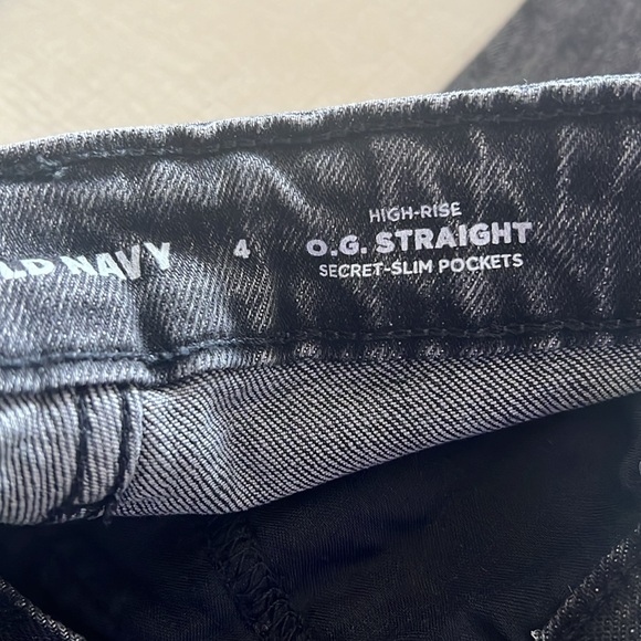 Old Navy High Waist O.G. Straight Jeans EUC - Picture 5 of 5
